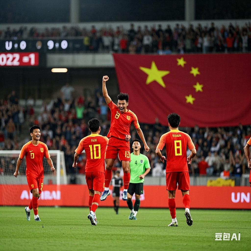 中国足球队国际赛事取得胜利